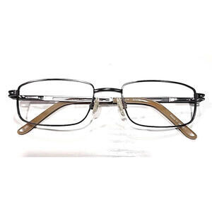 Randolph Willow Gunmetal Rectangle Full Rim Eyeglasses Frame 52-18 140 Japan